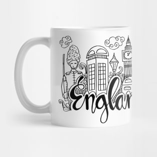 Hand Drawn Symbols Of Hong kong Mug